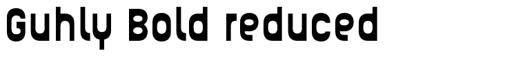 Guhly Bold reduced
