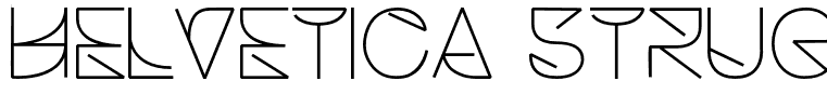 Helvetica Struggle Regular