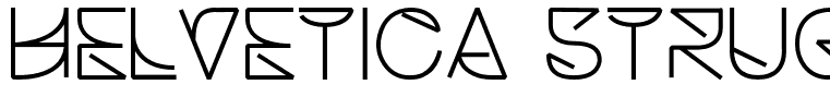 Helvetica Struggle  Regular