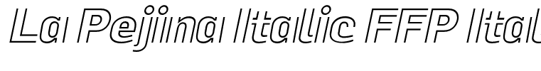 La Pejina Italic FFP Italic