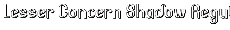 Lesser Concern Shadow Regular
