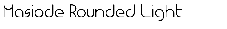 Masiode Rounded Light