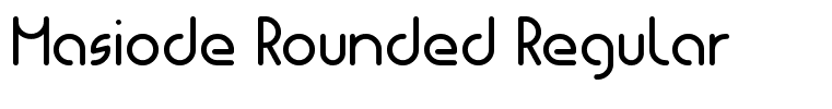 Masiode Rounded Regular
