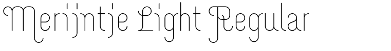 Merijntje Light Regular