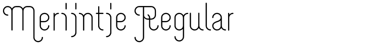 Merijntje Regular