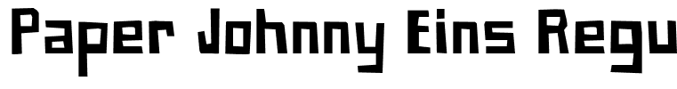 Paper Johnny Eins Regular