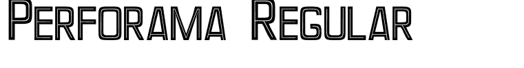 Perforama Regular