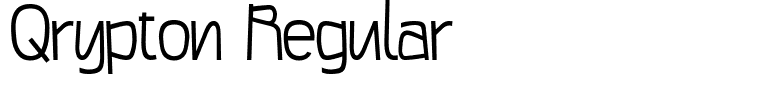 Qrypton Regular