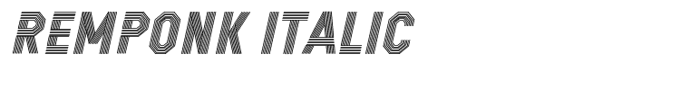 REMPONK Italic