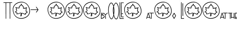 The  Symbols and Ligatures Bold Regular