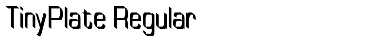 TinyPlate Regular