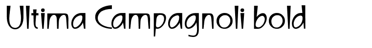 Ultima Campagnoli bold