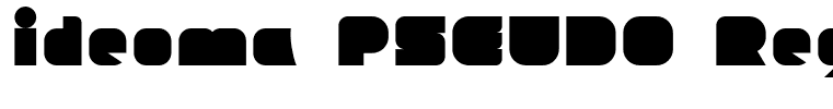 ideoma PSEUDO Regular