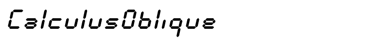 CalculusOblique