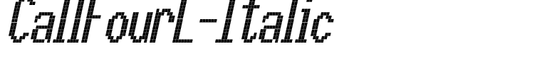 CallFourL-Italic