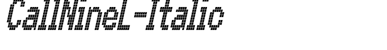 CallNineL-Italic