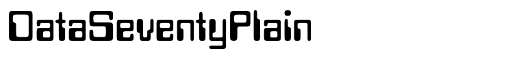 DataSeventyPlain
