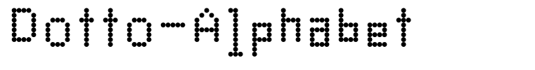 Dotto-Alphabet