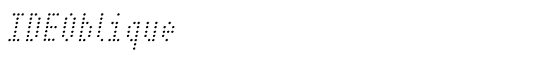 IDEOblique