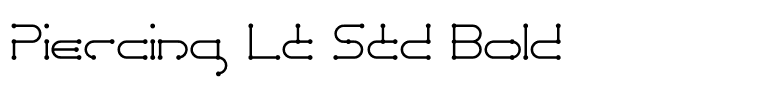Piercing LT Std Bold