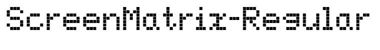 ScreenMatrix-Regular