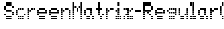 ScreenMatrix-RegularCondensed