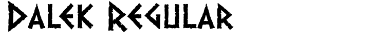 Dalek Regular