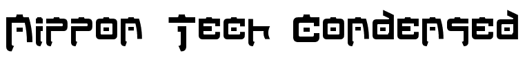 Nippon Tech Condensed Bold