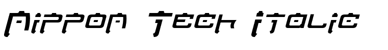 Nippon Tech Italic