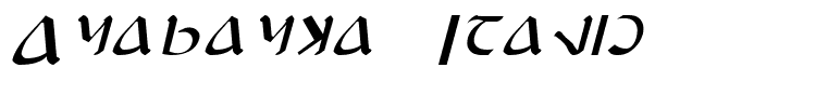 Anayanka Italic