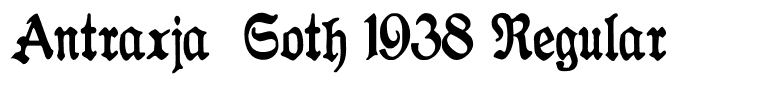 Antraxja  Goth 1938 Regular