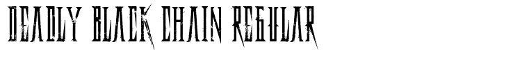 Deadly Black Chain Regular