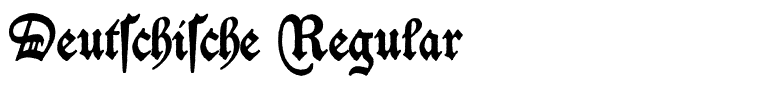 Deutschische Regular