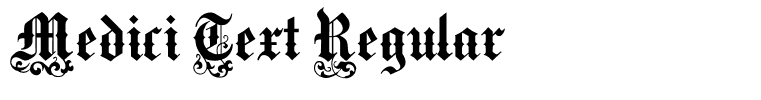 Medici Text Regular
