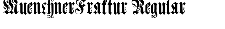 MuenchnerFraktur Regular