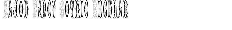 Sajou Fancy Gothic Regular