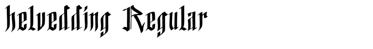 helvedding Regular