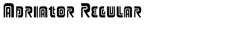 Adriator Regular