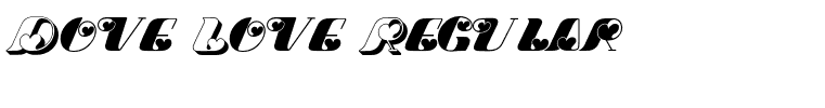 Dove Love Regular