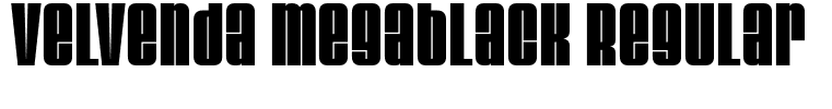 Velvenda Megablack Regular