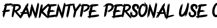 Frankentype Personal Use Only Regular