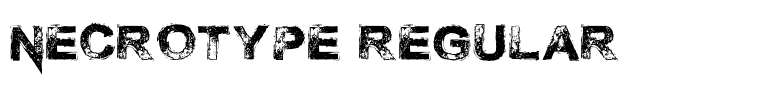 Necrotype Regular