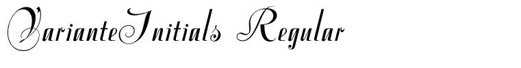 VarianteInitials Regular