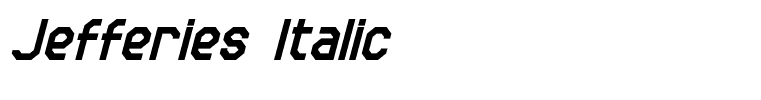 Jefferies Italic