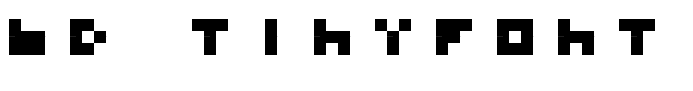 BD TINYFONT Regular