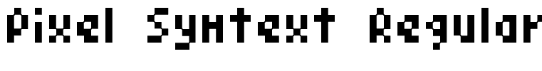 Pixel Symtext Regular