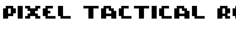 Pixel Tactical Regular