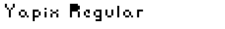 Yapix Regular