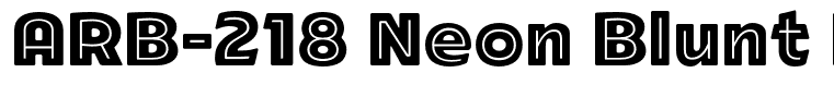 ARB-218 Neon Blunt MAR-50 Regular