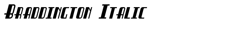 Braddington Italic